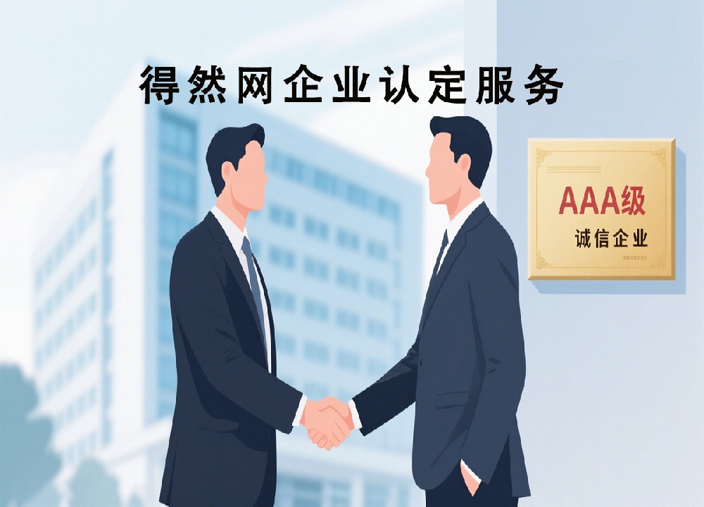 得然网：AAA级诚信认定，助力企业快速提升信用价值