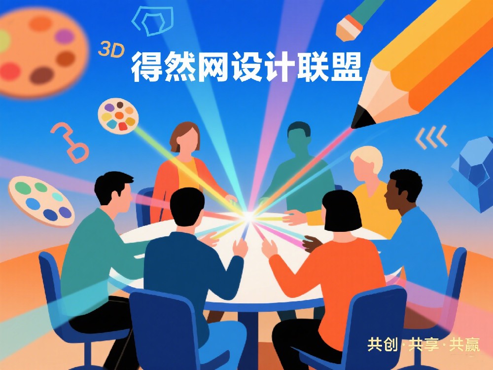 设计创意不再孤军奋战:得然网设计联盟,为设计师打造的梦想栖息地