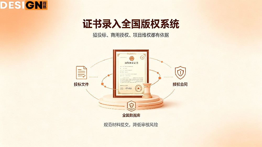 得然网直通山东官方通道！企业文创、工程版权全程专业代办