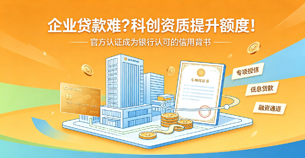 得然网：企业贷款难？科创资质提升额度！